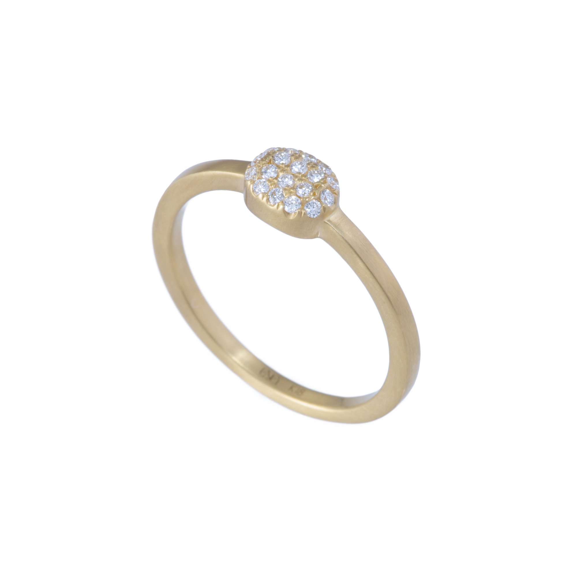  Full moon melee diamond ring - Full moon melee diamond ring -  The Future Rocks -    3 