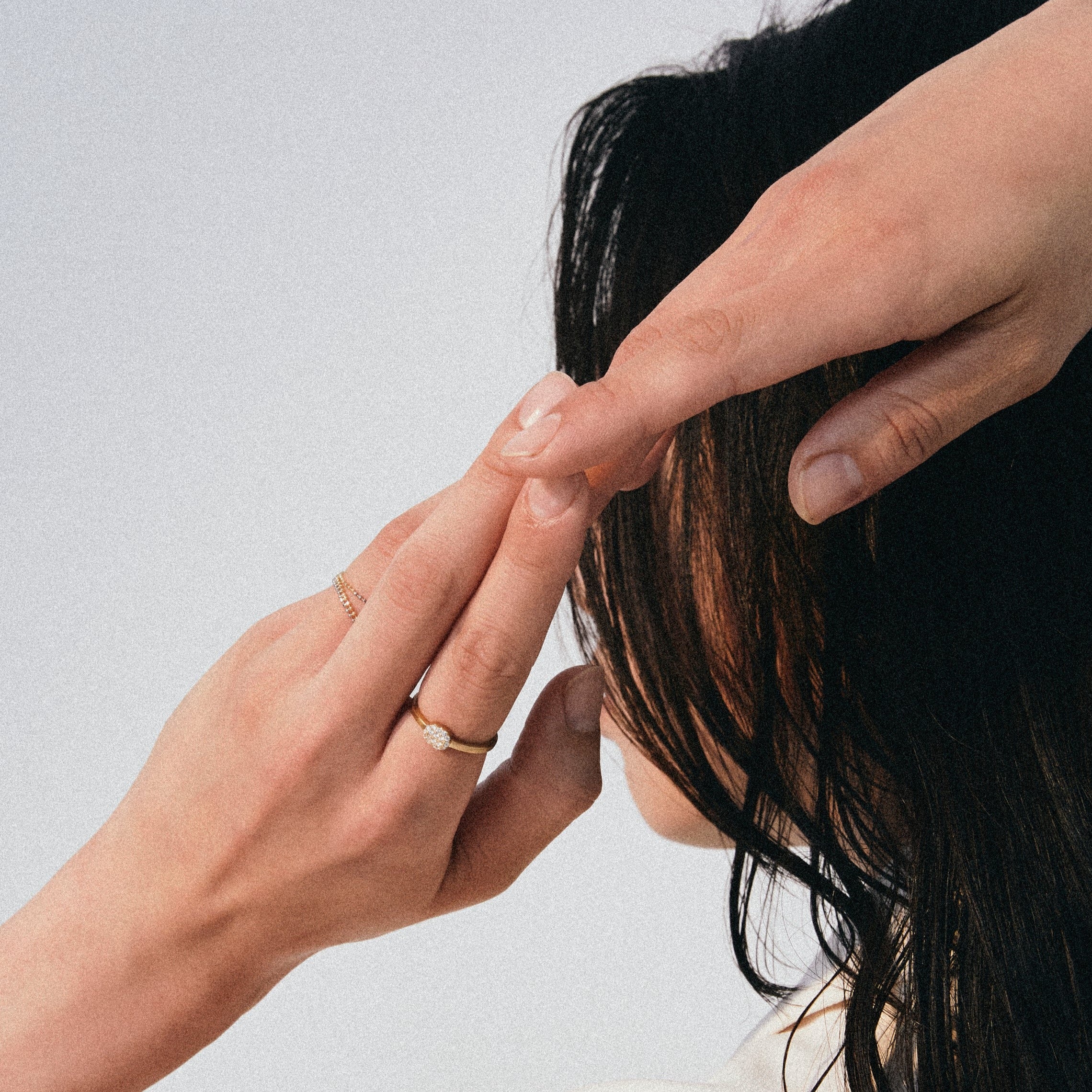  Full moon melee diamond ring - Full moon melee diamond ring -  The Future Rocks -    2 