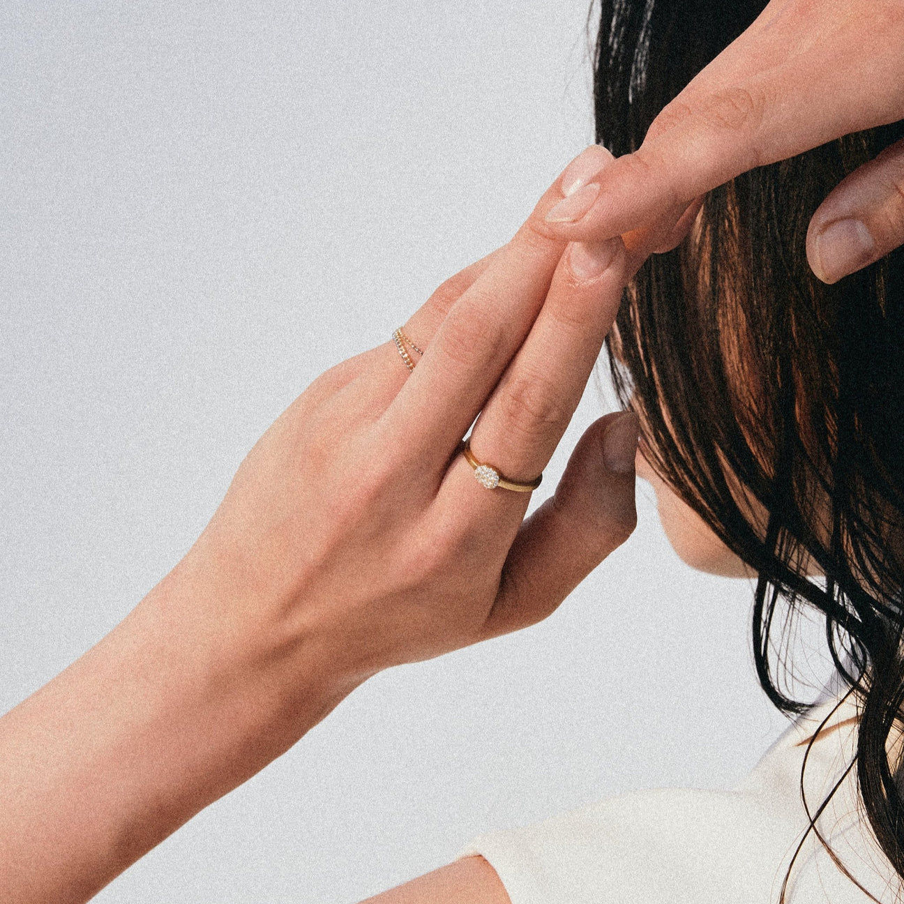  Pixel vertical symmetry ring duo - Pixel vertical symmetry ring duo -  The Future Rocks -    2 