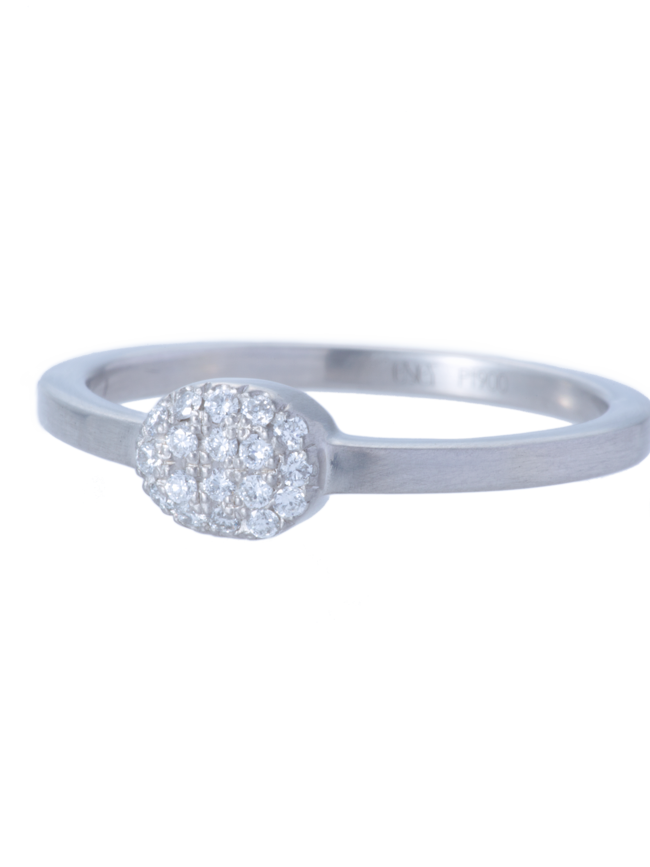  Full moon melee diamond ring - Full moon melee diamond ring -  The Future Rocks -    7 