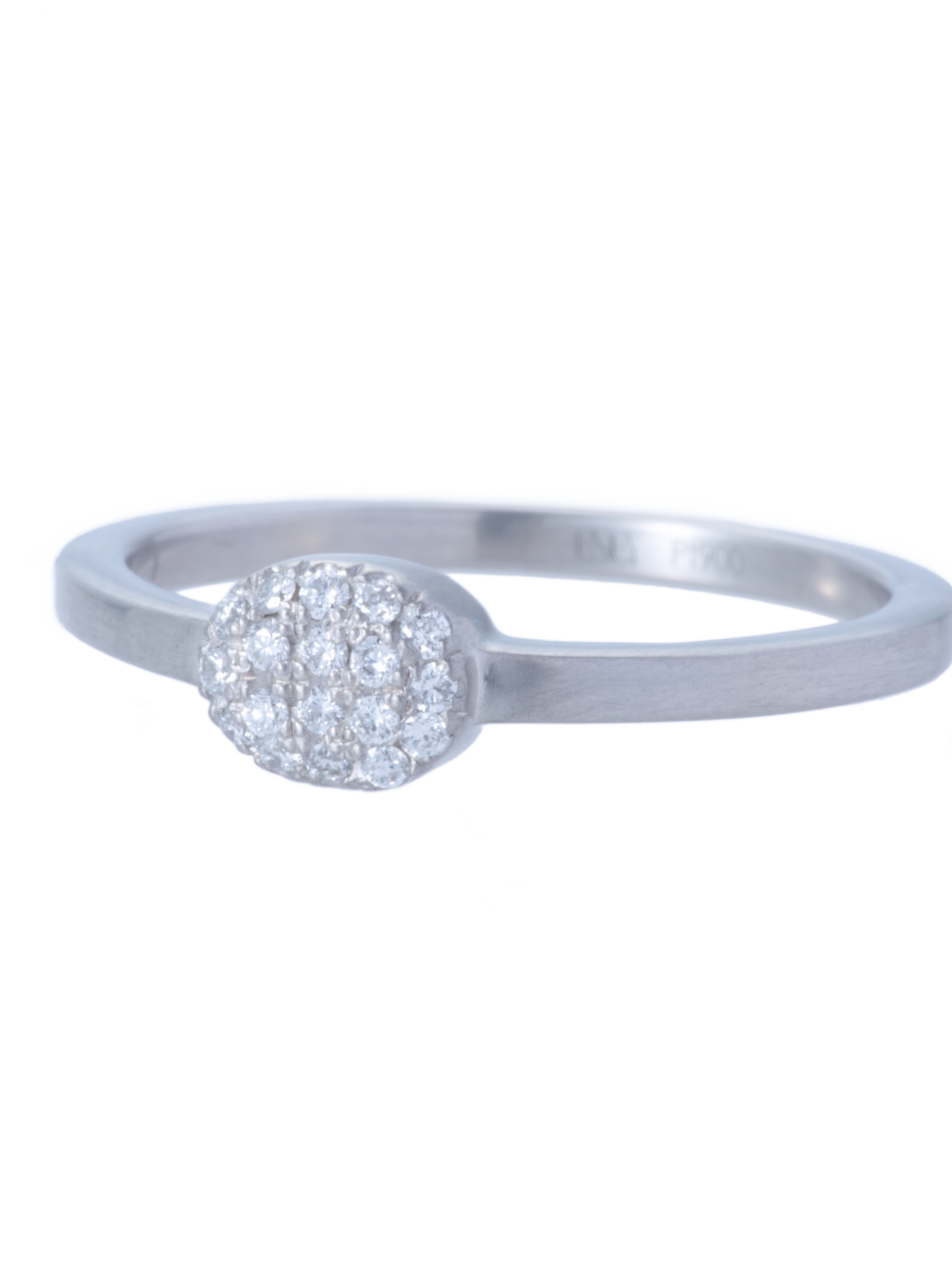  Full moon melee diamond ring - Full moon melee diamond ring -  The Future Rocks -    7 