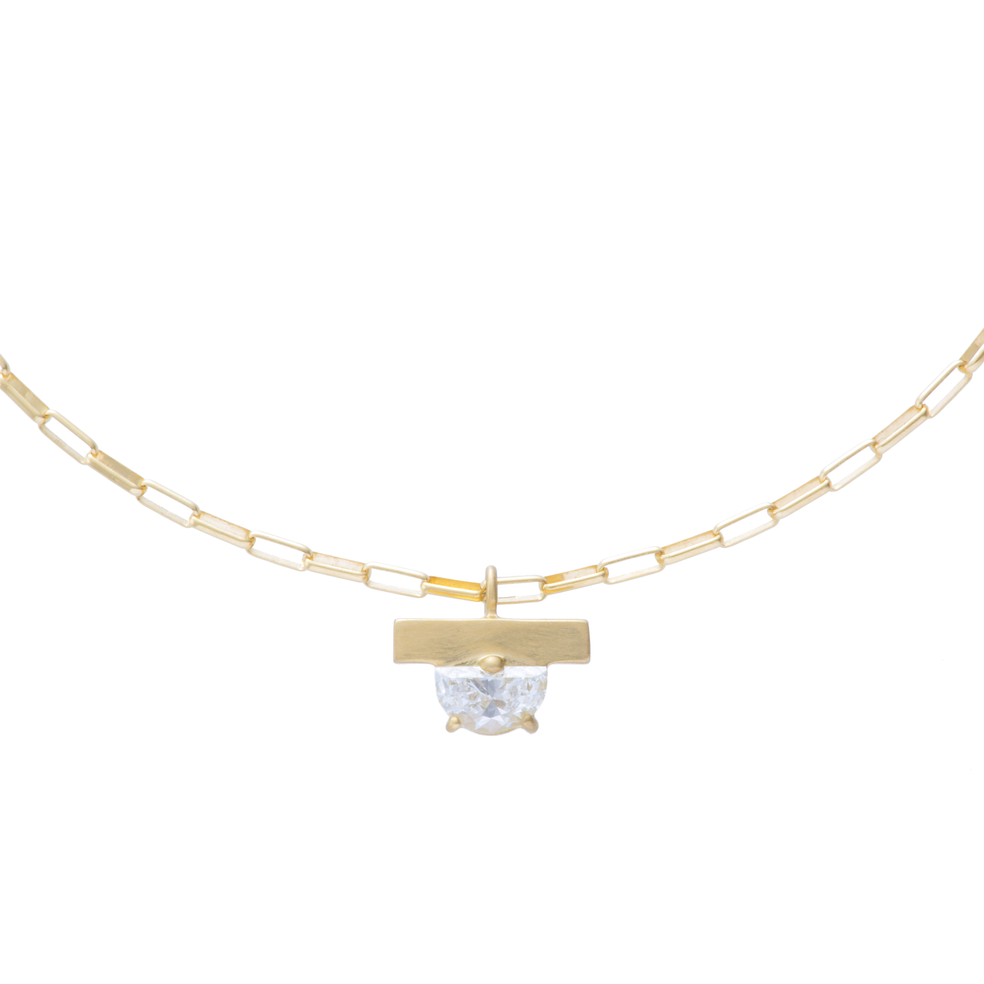  Half moon necklace - Half moon necklace -  The Future Rocks -    1 