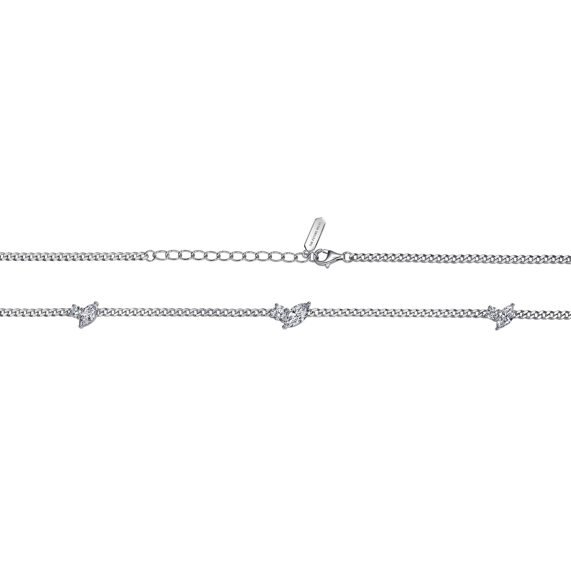  Clara curb-link necklace - Clara curb-link necklace -  The Future Rocks -    5 
