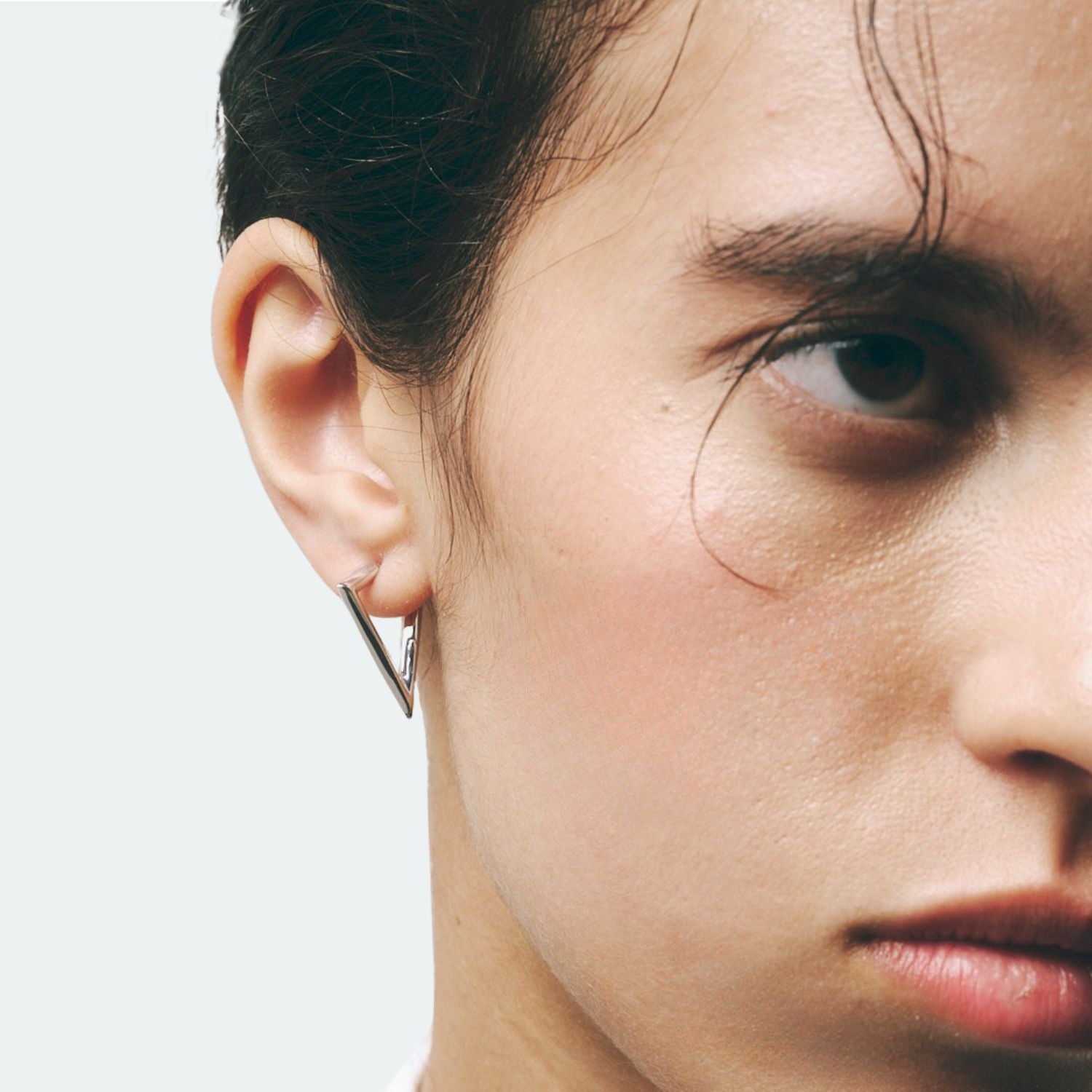  Sculptura triangle small earrings - Sculptura triangle small earrings -  The Future Rocks -    2 