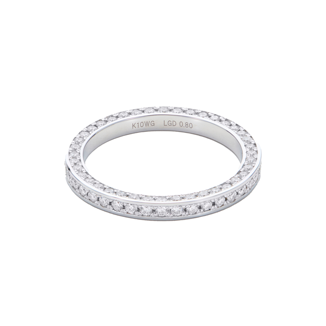  Double eternity ring - Lab-Grown Diamond Double Eternity Ring -  The Future Rocks -    1 