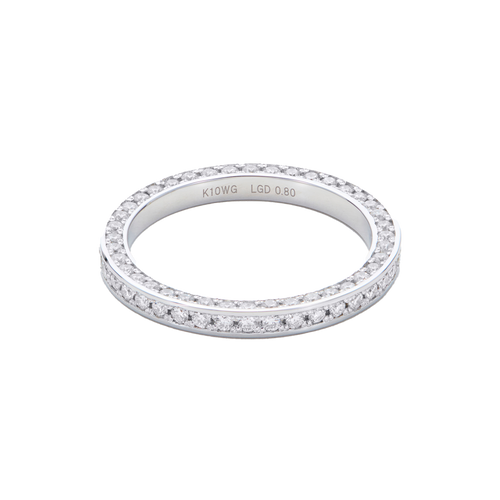  Double eternity ring - Lab-Grown Diamond Double Eternity Ring -  The Future Rocks -    1 