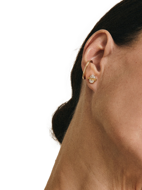 Full moon earrings