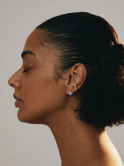 Full moon earrings