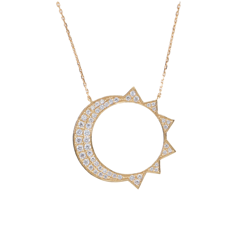  Sun and moon necklace - Sun and Moon Necklace -  The Future Rocks  -    1 