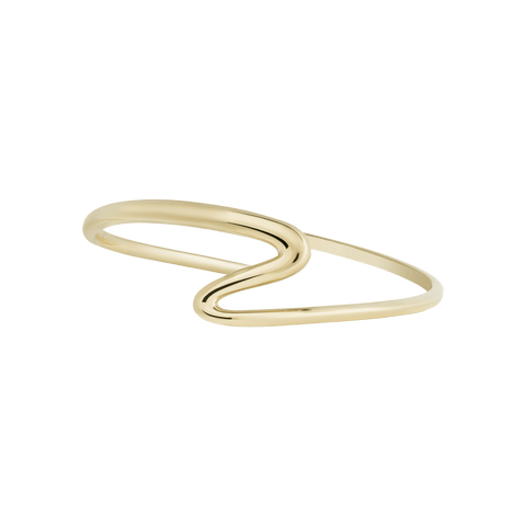  Astra cuff - 14K Recycled Gold Cuff Bracelet -  The Future Rocks  -    2 