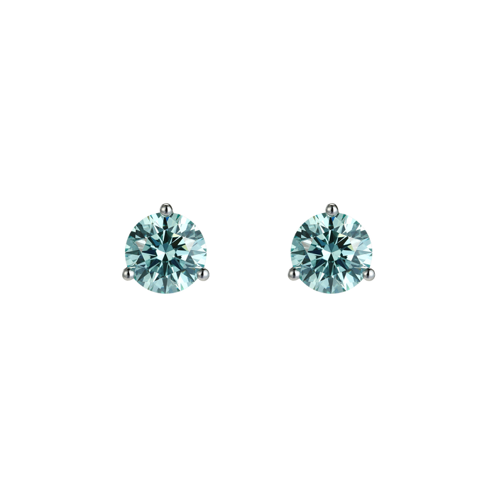  Round brilliant flatback earrings - Round brilliant flatback earrings -  The Future Rocks -    1 