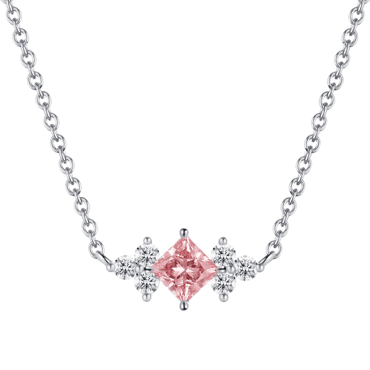 Princess pink joy necklace - The Future Rocks x Lightbox Princess Pink Diamond Necklace -  The Future Rocks  -    1