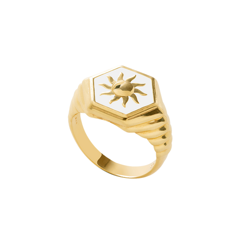  Gold sunlight ring - Gold Sunlight Ring -  The Future Rocks -    1 
