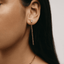  Chuva chain earrings - Lab-Grown Diamond Gold Chain Earrings -  The Future Rocks  -    4 