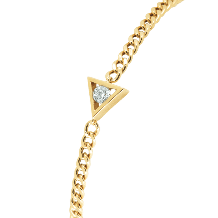  Triangle bracelet - Triangle Diamond Bracelet -  The Future Rocks -    1 