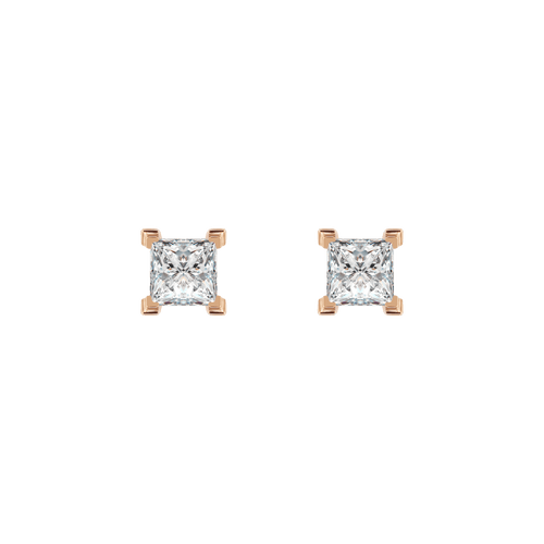  Mercury solitaire earrings 0.4ct - Mercury solitaire earrings 0.4ct -  The Future Rocks -    1 