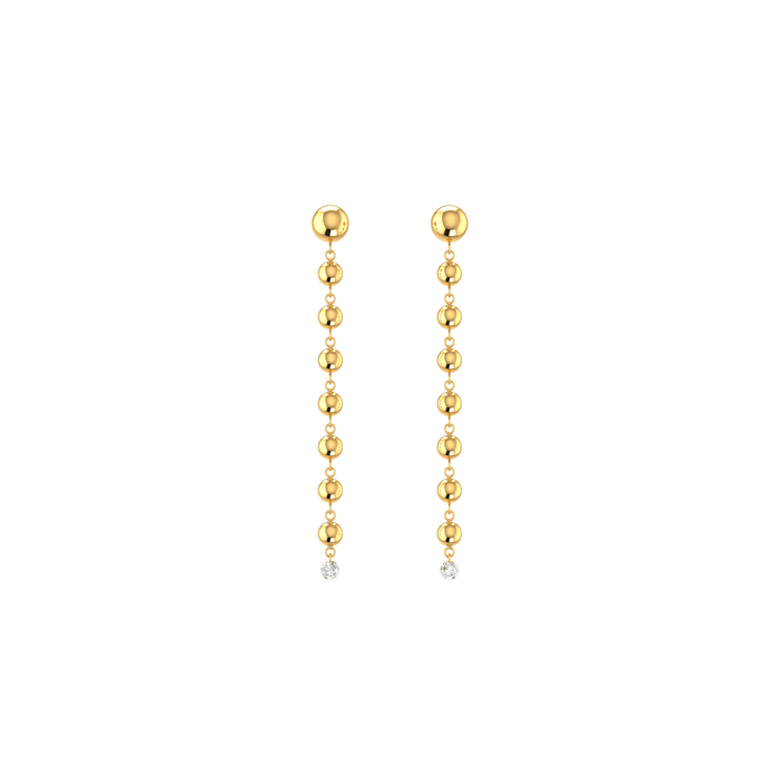  Grand cascade nude earrings - Grand cascade nude earrings -  The Future Rocks -    1 