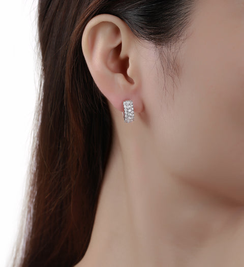  Essentials petite earrings II - Petite Lab-Grown Diamond Huggie Earrings -  The Future Rocks  -    2 