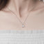  Essentials solitaire pendant necklace - Essentials Lab-Grown Diamond Solitaire Pendant Necklace -  The Future Rocks  -    5 