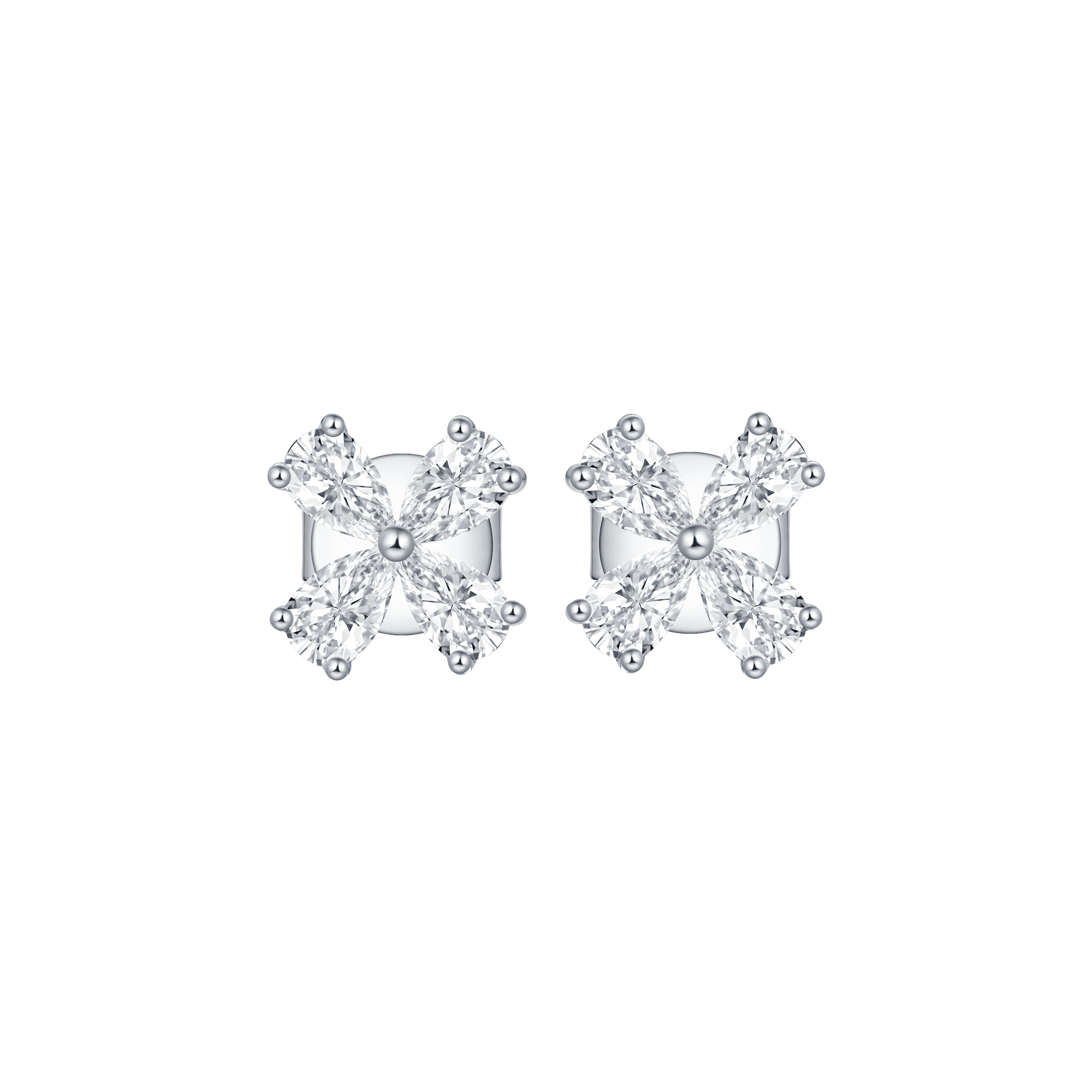  Flora pear cluster stud earrings - Flora pear cluster stud earrings -  The Future Rocks -    1 