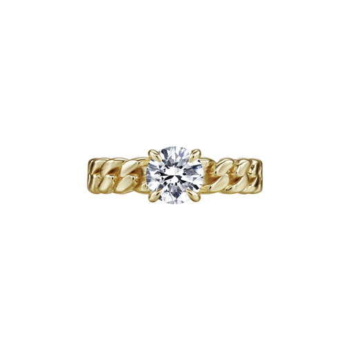  Grace round curb-link ring 1ct - Grace round curb-link ring 1ct -  The Future Rocks -    1 