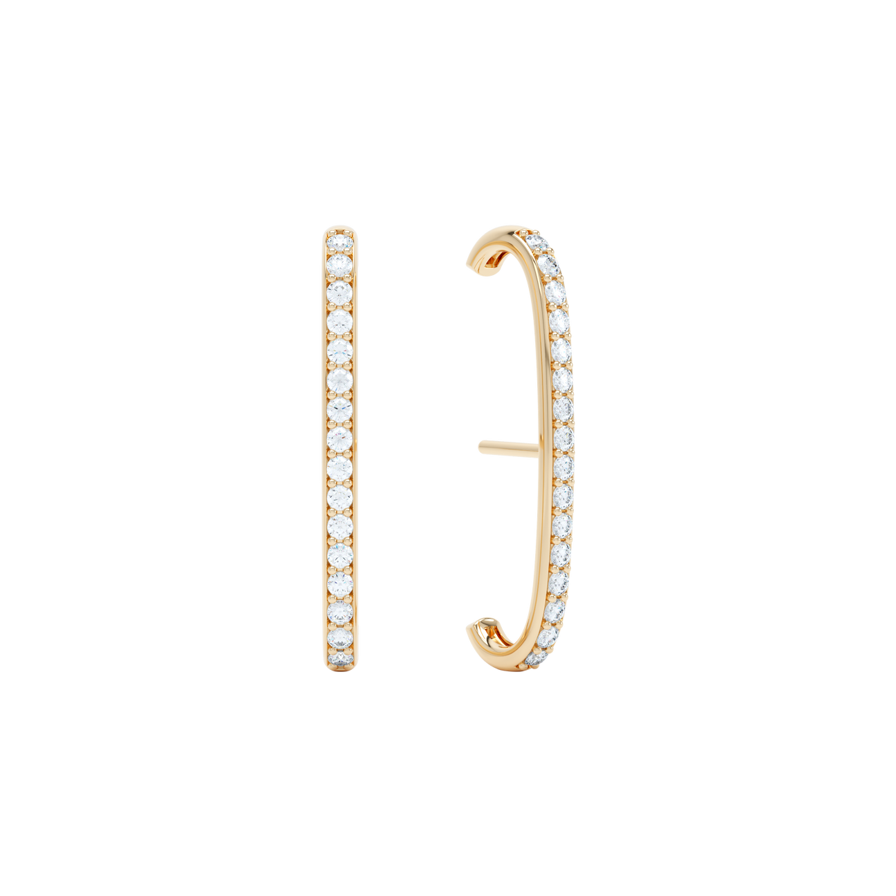  Allday diamond ear cuffs - Allday diamond ear cuffs -  The Future Rocks -    1 