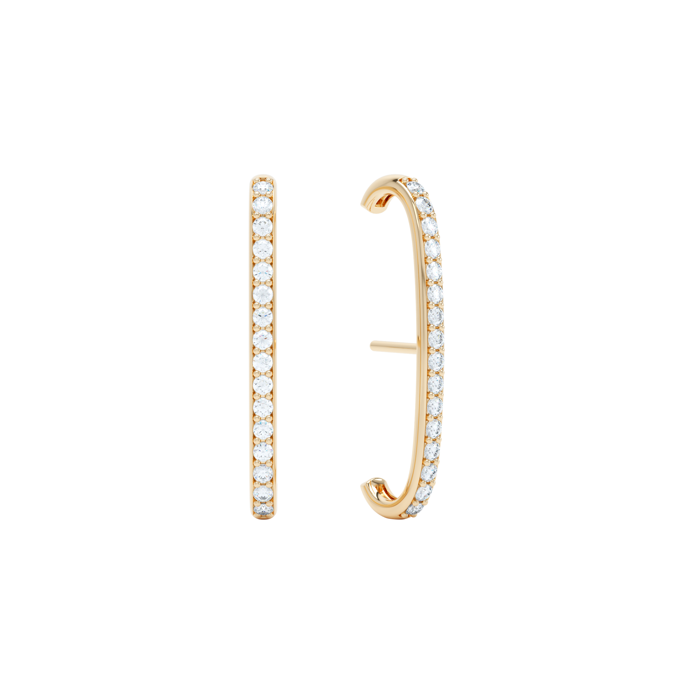  Allday diamond ear cuffs - Allday diamond ear cuffs -  The Future Rocks -    1 