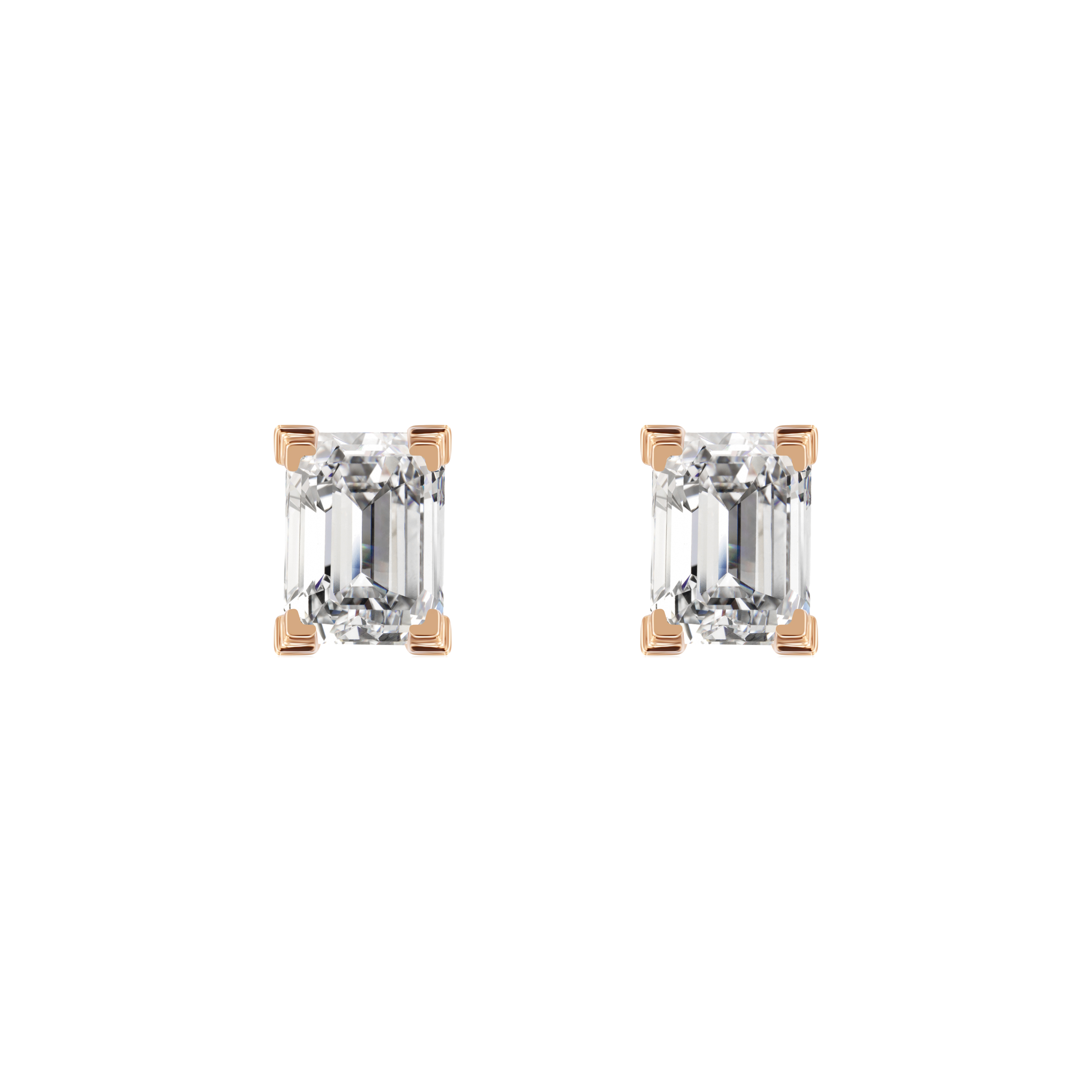 Jupiter solitaire earrings 0.4ct - Jupiter solitaire earrings 0.4ct -  The Future Rocks -    1 