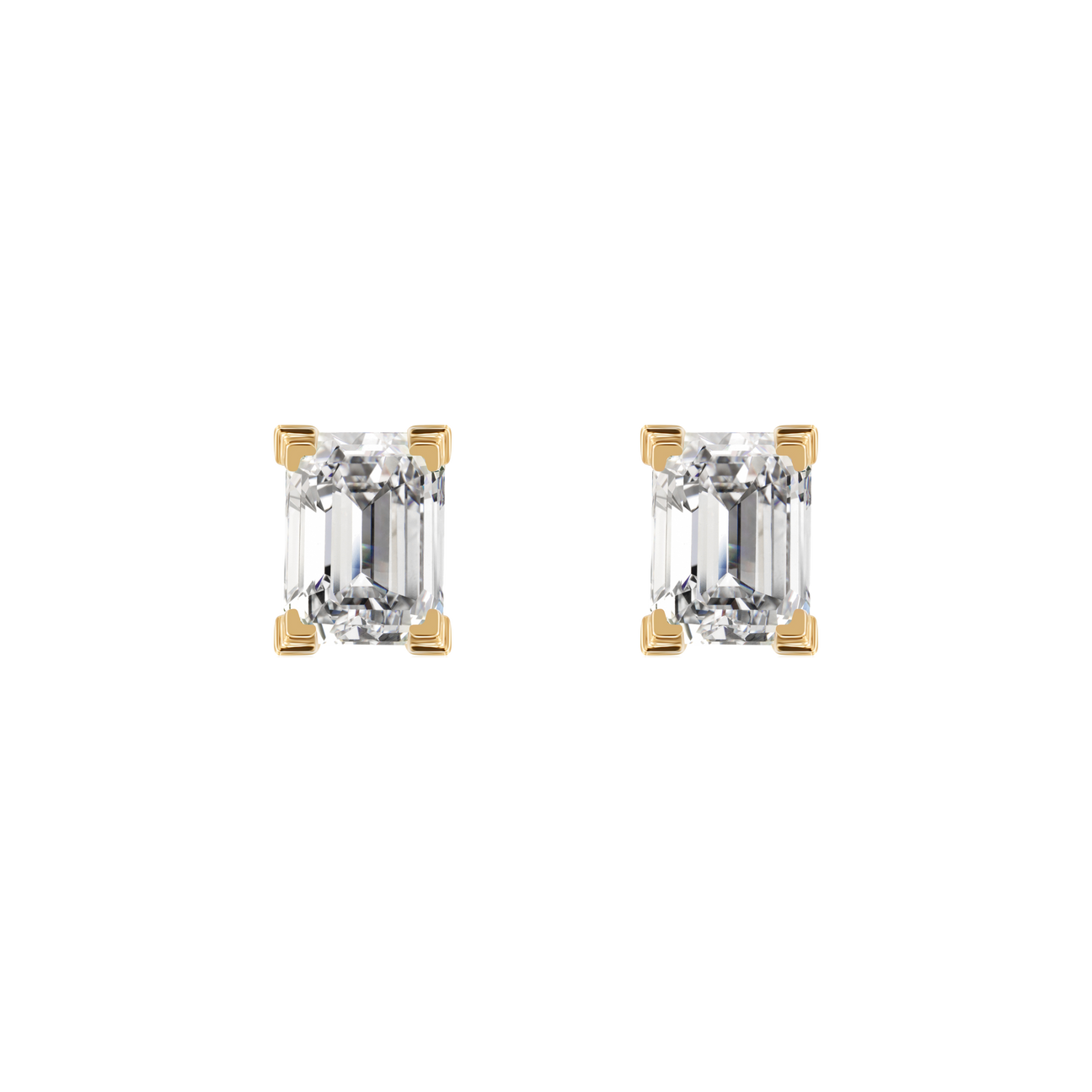  Jupiter solitaire earrings 0.4ct - Jupiter solitaire earrings 0.4ct -  The Future Rocks -    4 