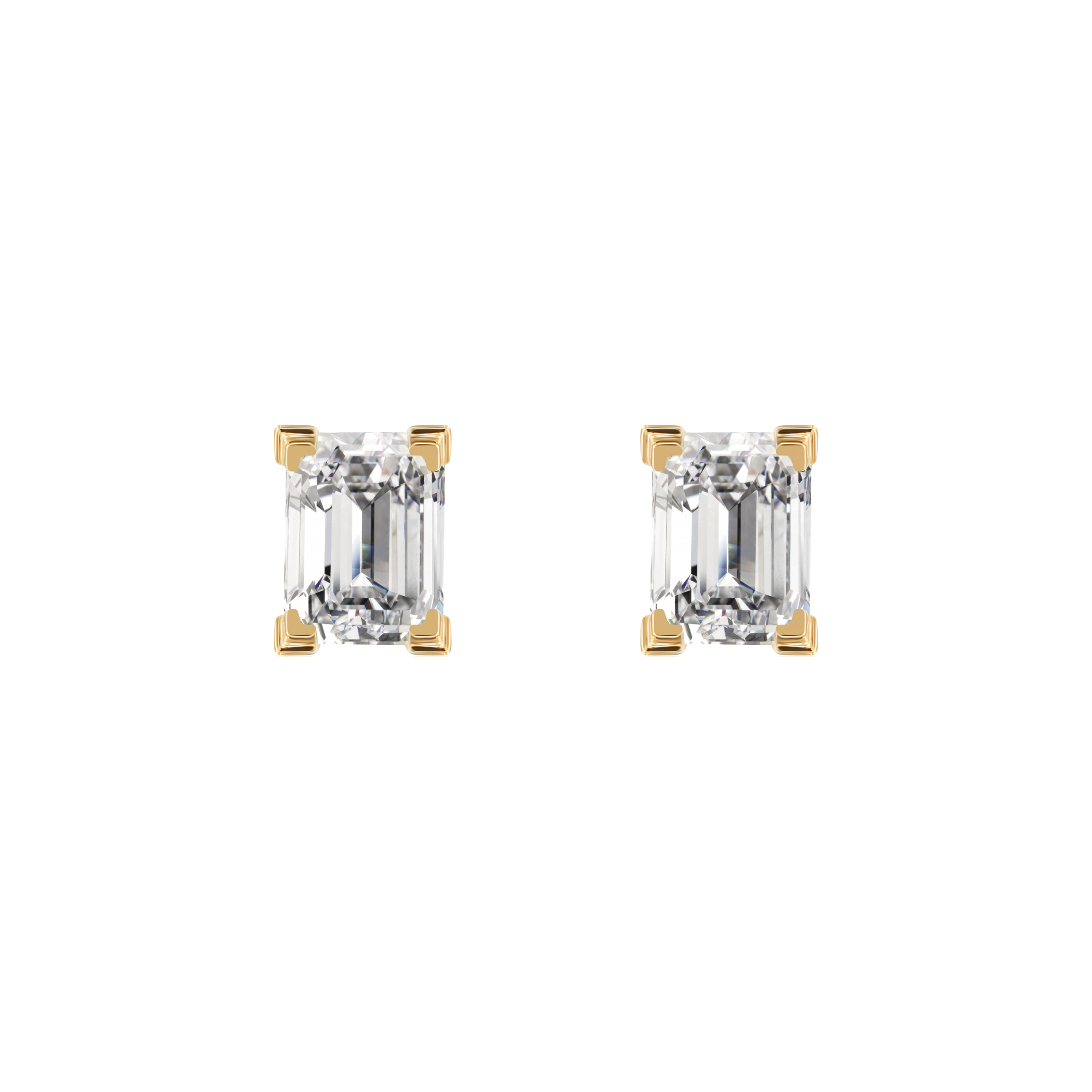 Jupiter solitaire earrings 0.4ct - Jupiter solitaire earrings 0.4ct -  The Future Rocks -    4 