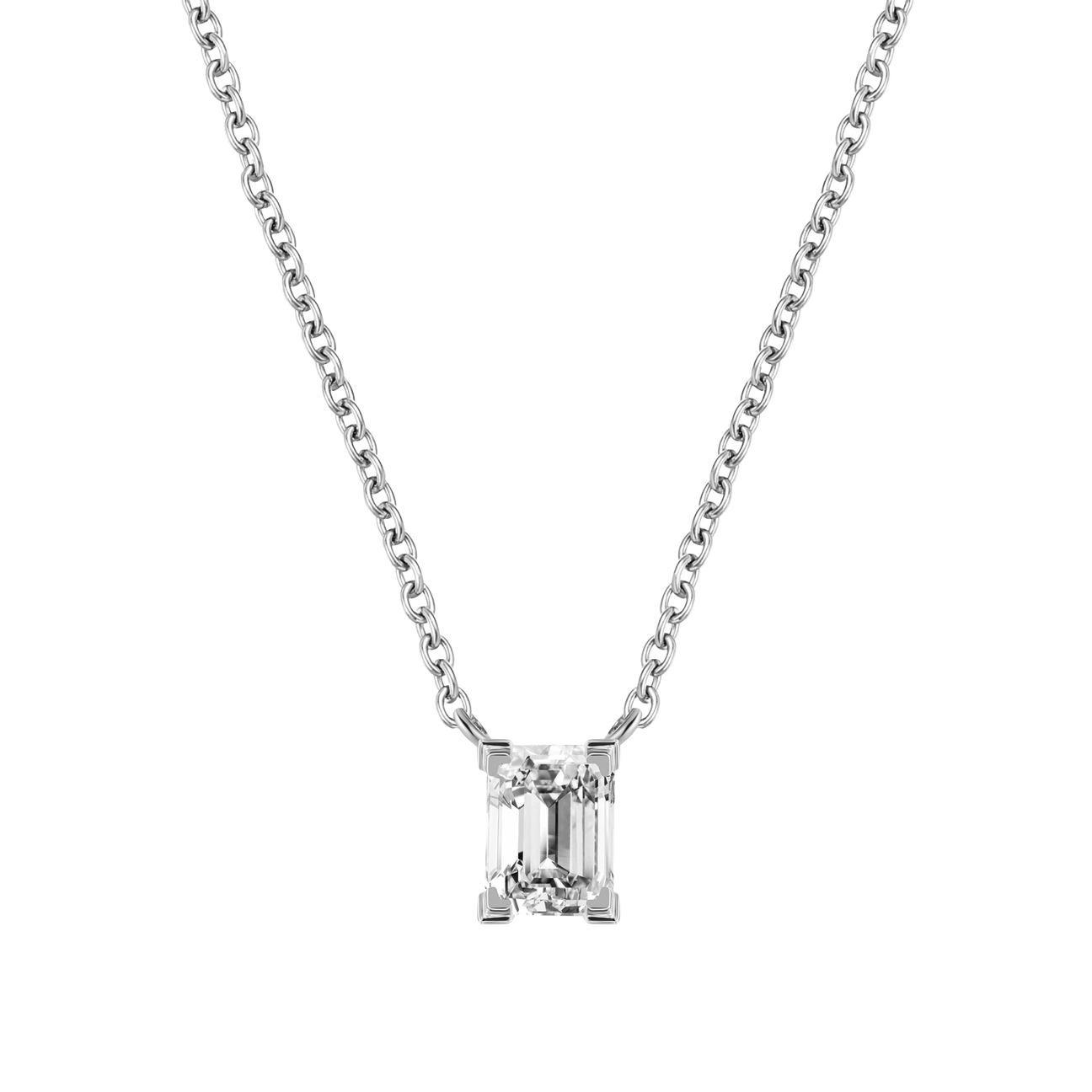  Jupiter solitaire necklace 0.2ct - Jupiter solitaire necklace 0.2ct -  The Future Rocks -    4 