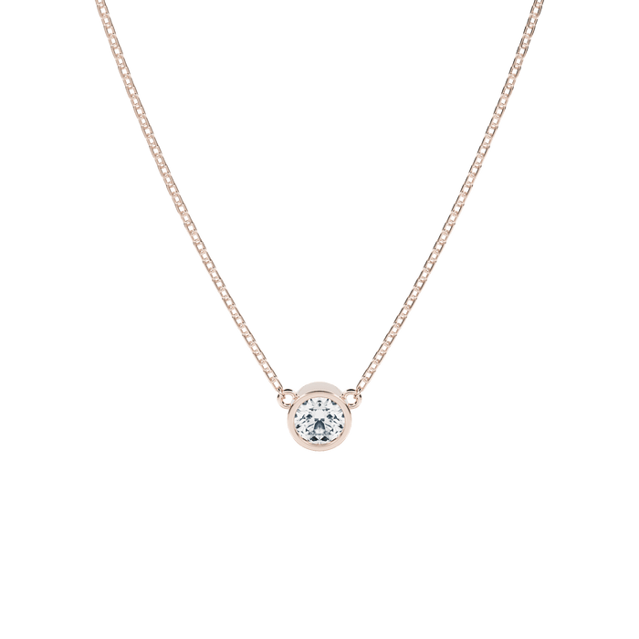  Koh necklace - Lab-Grown Solitaire Diamond Necklace -  The Future Rocks -    1 