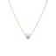 Koh necklace - Lab-Grown Diamond Solitaire Bezel Necklace -  The Future Rocks  -    4 