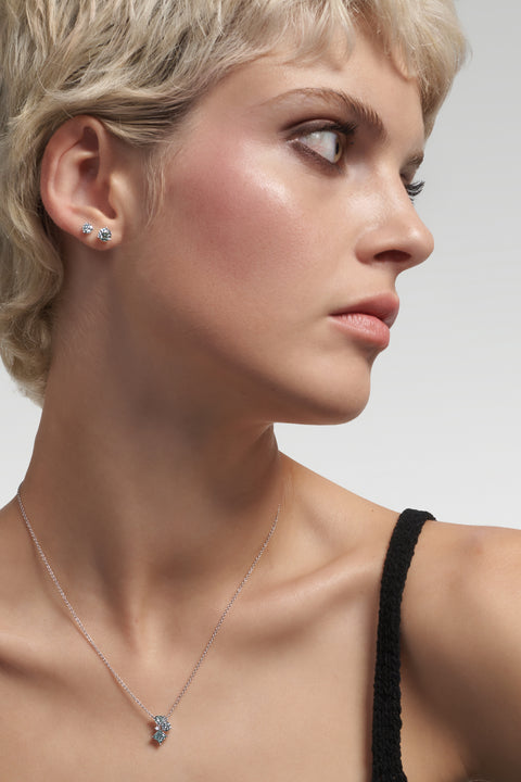  Round brilliant flatback earrings -  -  The Future Rocks  -    8 