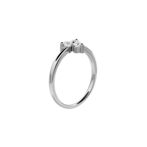  Lerala ring - Three Stone Small Lab-Grown Diamond Ring -  The Future Rocks  -    3 