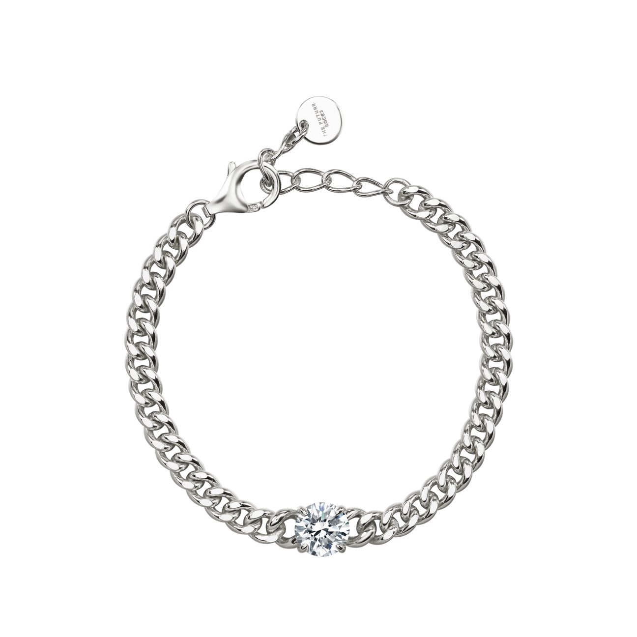  Leila round curb-link bracelet 1ct - Leila round curb-link bracelet 1ct -  The Future Rocks -    5 