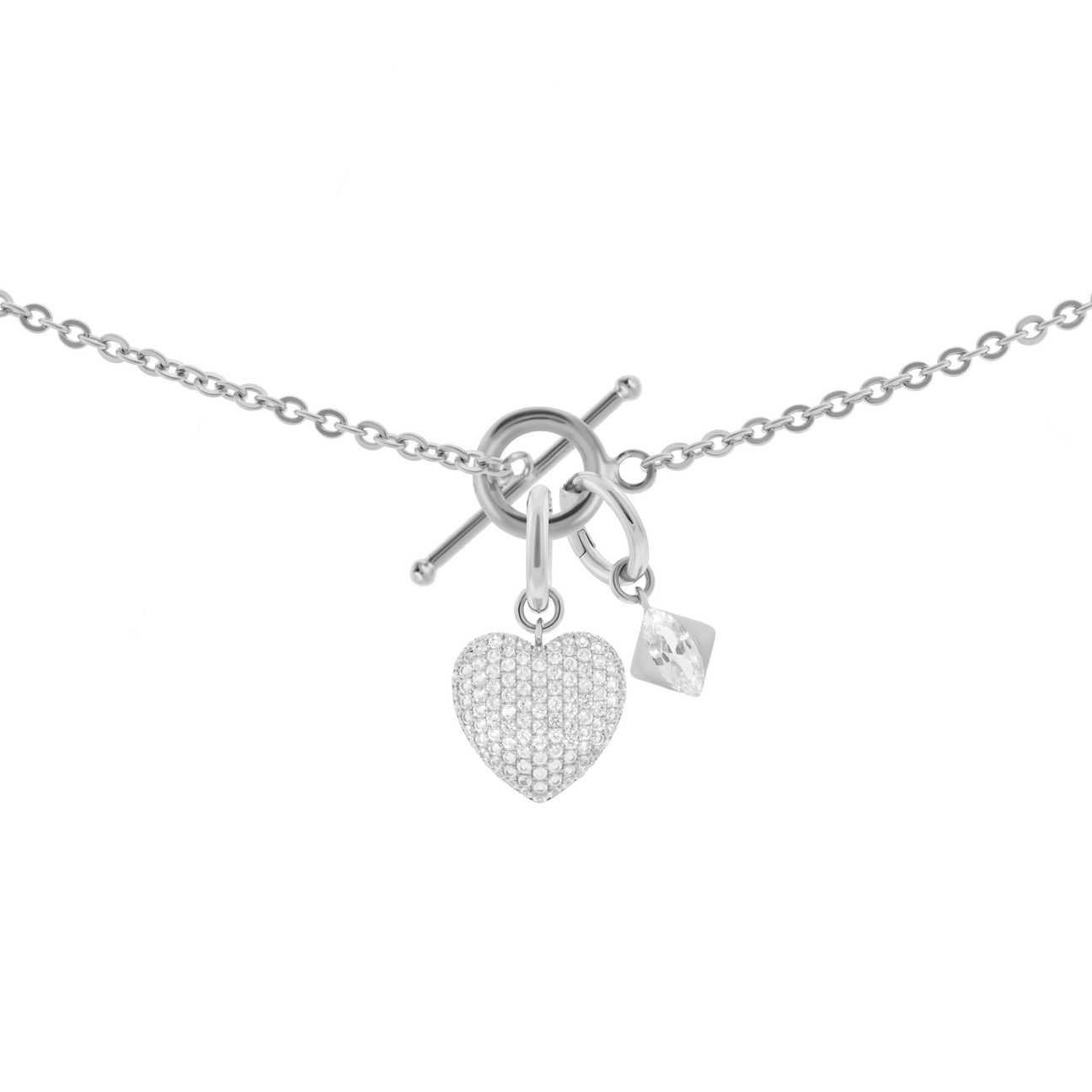  Gaia necklace with 2 charms in 925 sterling silver - Gaia necklace with 2 charms in 925 sterling silver -  The Future Rocks -    5 