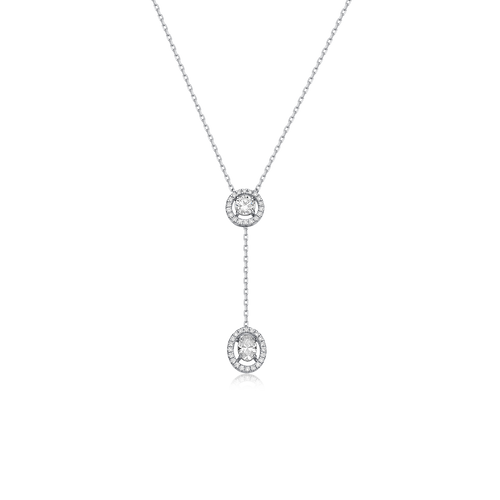  Love connection necklace - Love Connection Diamond Lariat Necklace -  The Future Rocks -    1 