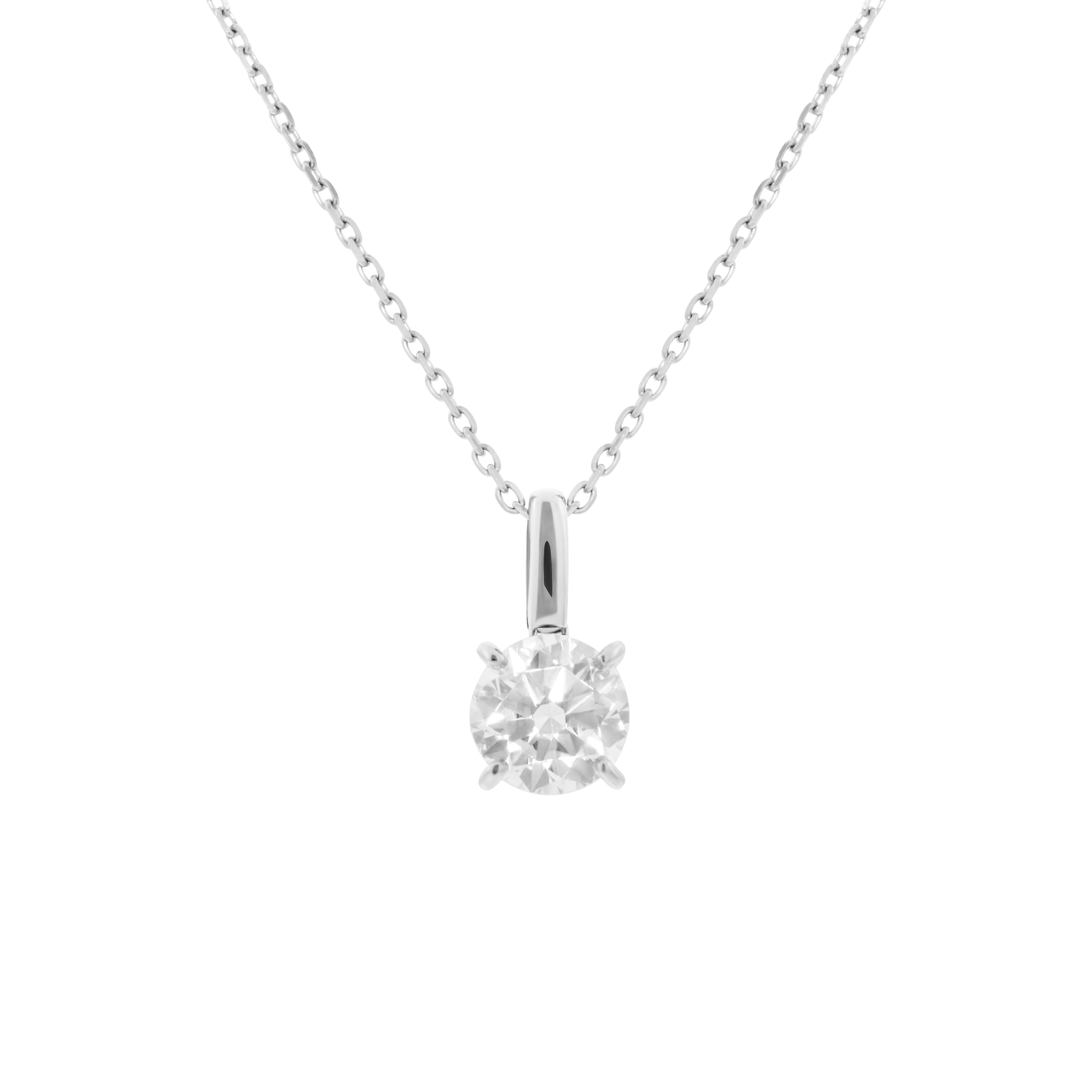  Luna solitaire bale necklace 1ct - Luna solitaire bale necklace 1ct -  The Future Rocks -    3 