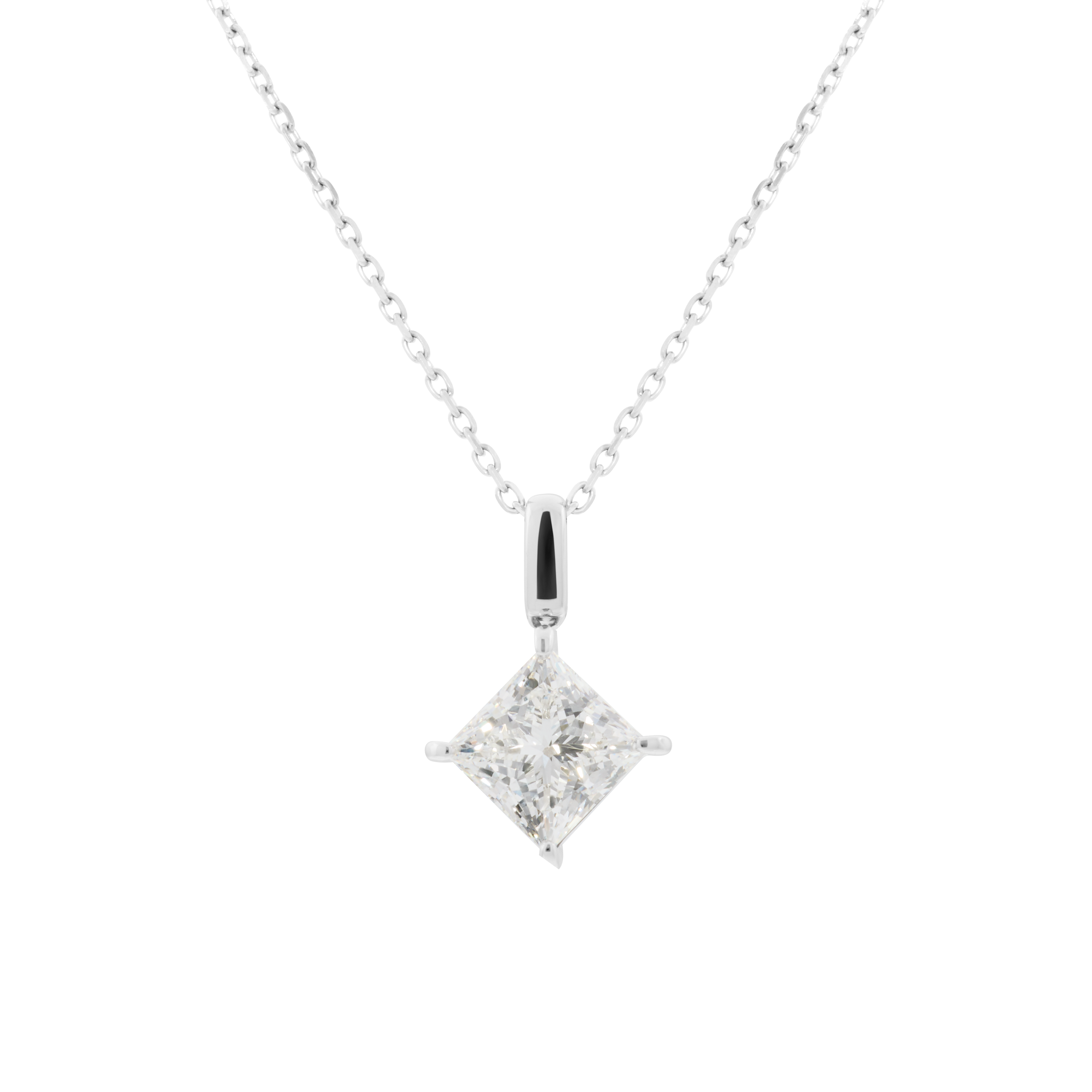  Mercury solitaire bale necklace 1ct - Mercury solitaire bale necklace 1ct -  The Future Rocks -    3 