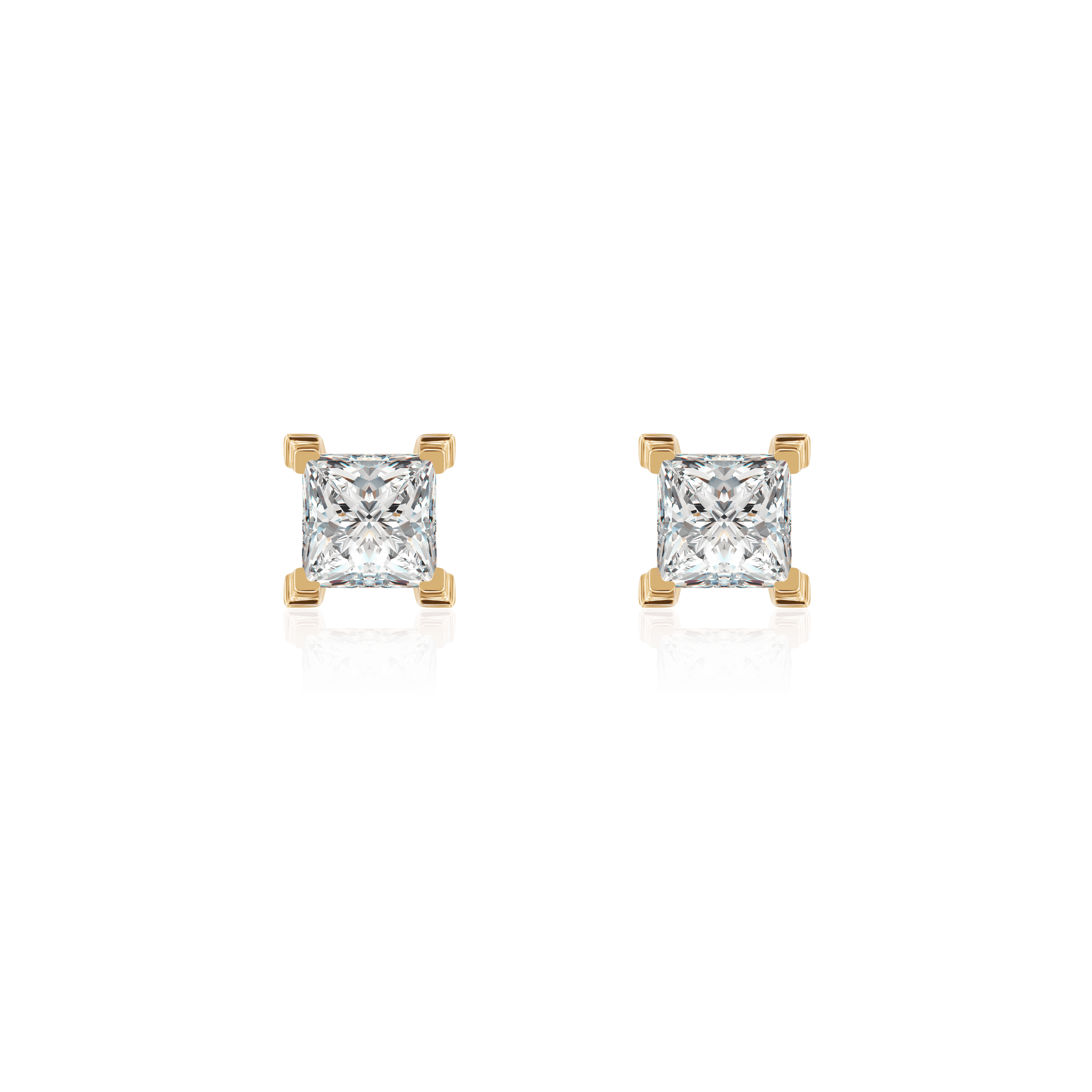  Mercury solitaire earrings 0.4ct - Mercury solitaire earrings 0.4ct -  The Future Rocks -    4 