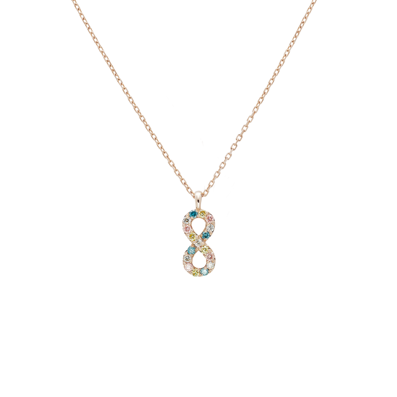 Infinity multi-color LGD necklace - Infinity multi-color LGD necklace -  The Future Rocks -    4 