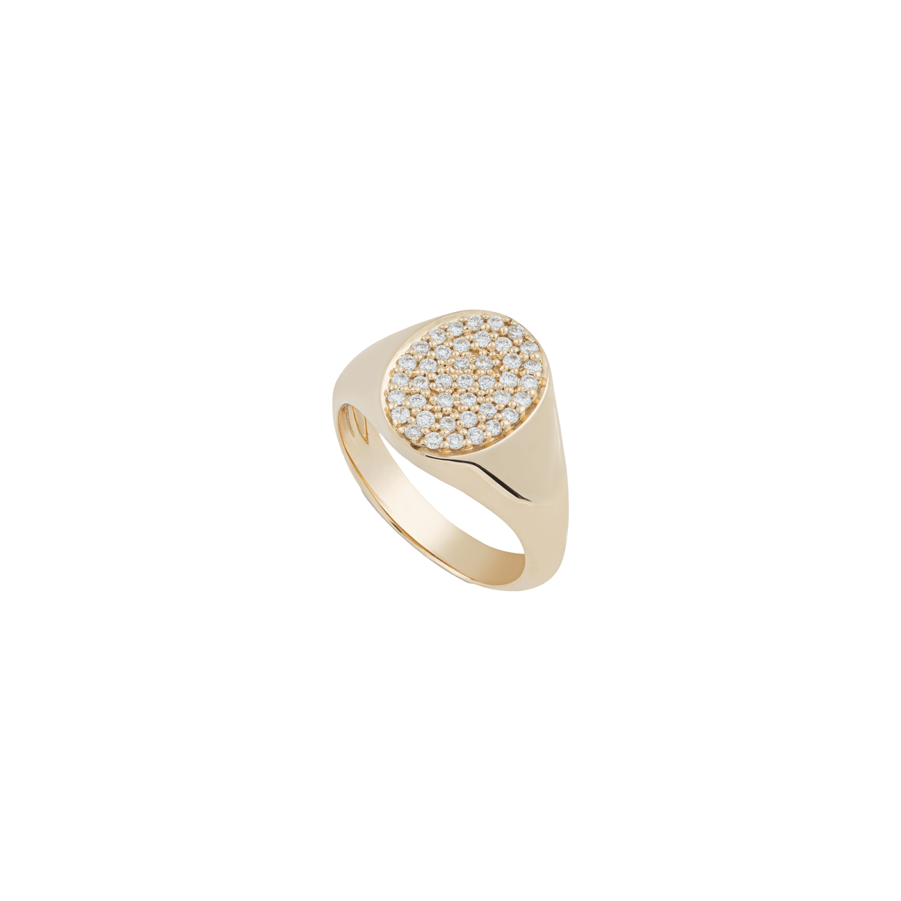  Moon pinky ring - 14K Recycled Gold Pinky Ring -  The Future Rocks -    1 