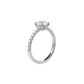  Norah ring - Lab-Grown Diamond Pavé Solitaire Ring -  The Future Rocks  -    3 