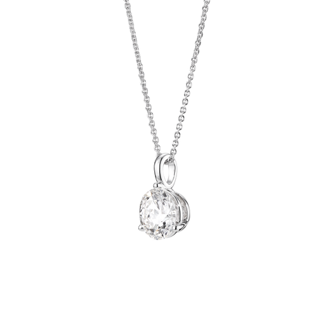  1½ct. round brilliant solitaire bale pendant necklace - 1½ct. round brilliant solitaire bale pendant necklace -  The Future Rocks  -    2 