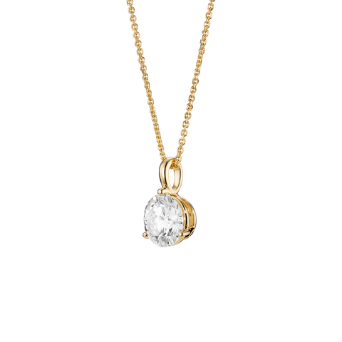 1½ct. round brilliant solitaire bale pendant necklace - 1½ct. round brilliant solitaire bale pendant necklace -  The Future Rocks  -    7 