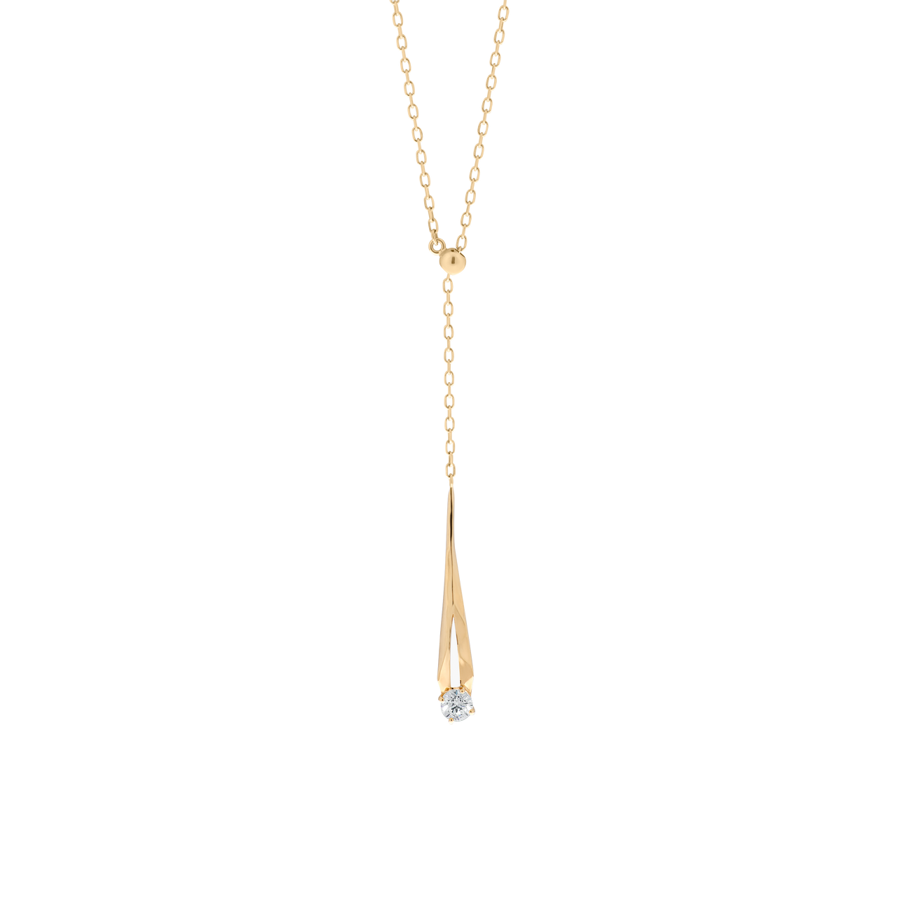  Meteor adjustable lariat necklace - Lab-Grown Diamond Lariat Necklace -  The Future Rocks -    1 