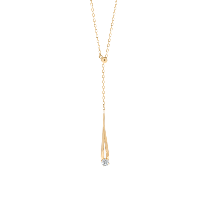  Meteor adjustable lariat necklace - Lab-Grown Diamond Lariat Necklace -  The Future Rocks -    1 