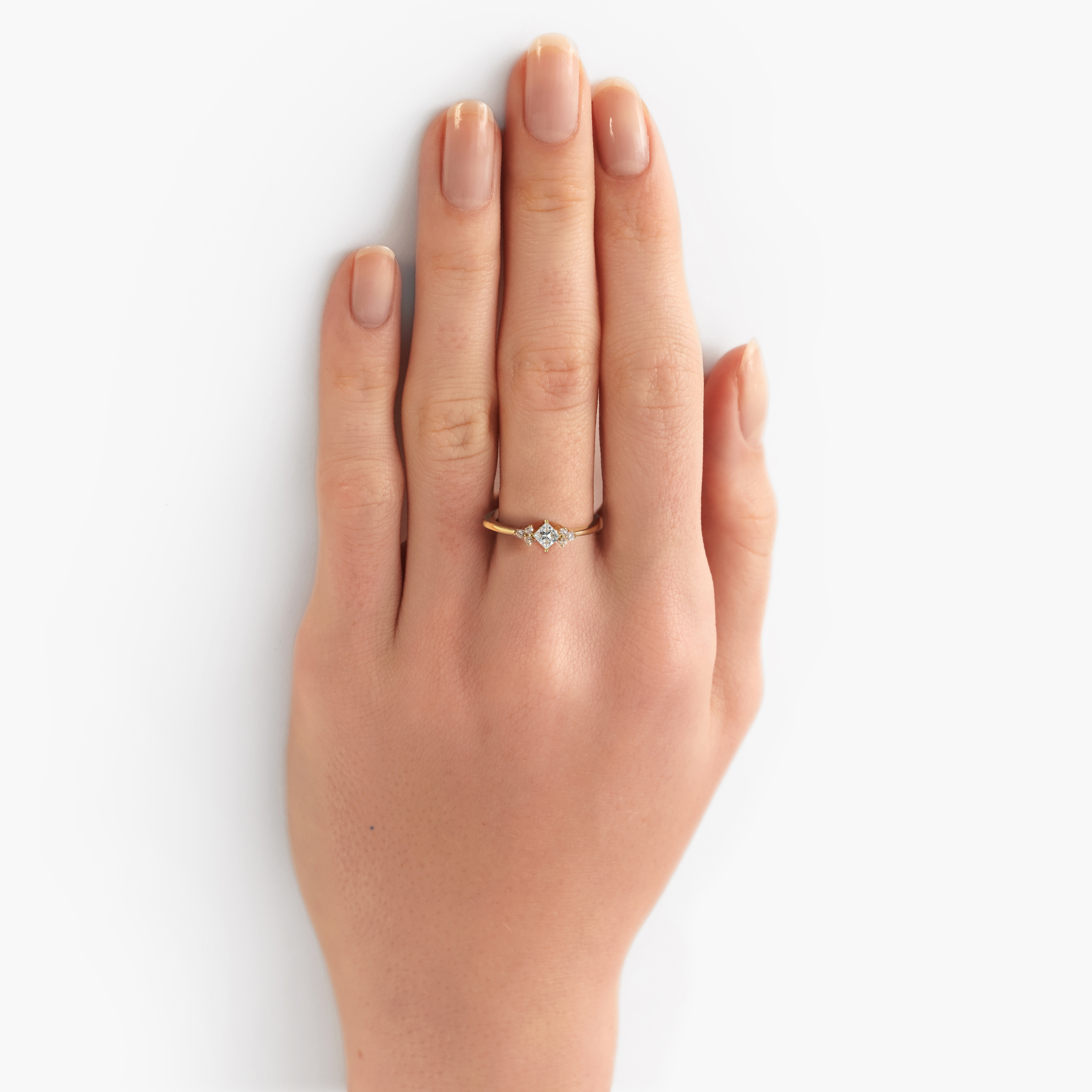 ゴールド　ファッションリング 2g Fusion 2 piece ring in 18kt. yellow gold | Georg Jensen