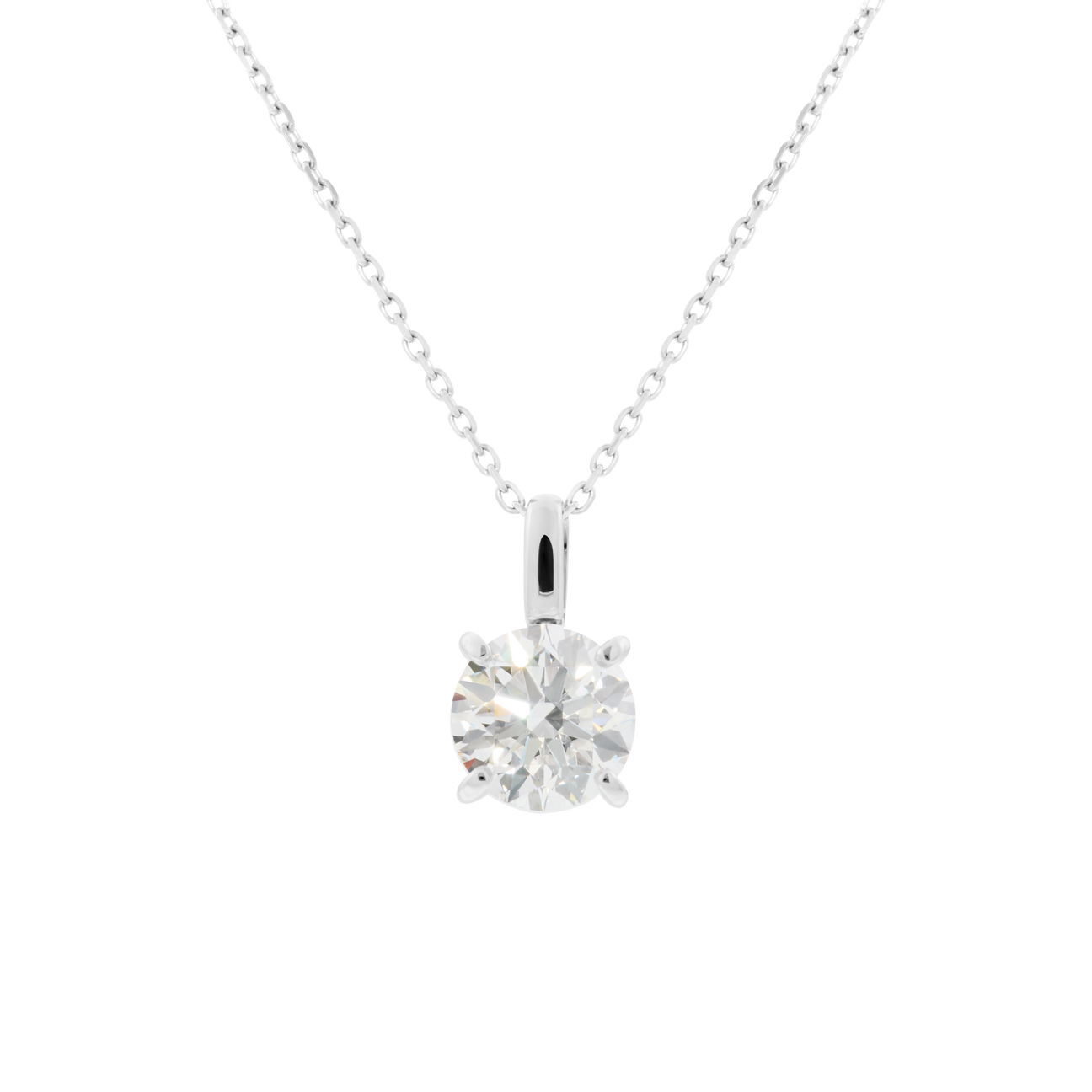  Luna solitaire bale necklace 2ct - Luna solitaire bale necklace 2ct -  The Future Rocks -    3 